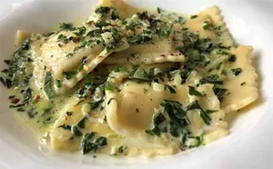 Spinach & cheese Ravioli