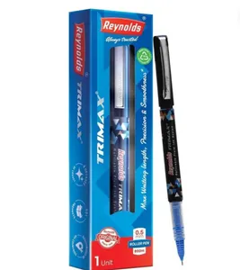 Reynolds Trimax Roller Ball Pen Set (1 Blue Pen)
