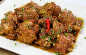 Stewed Turkey Wings Lunch