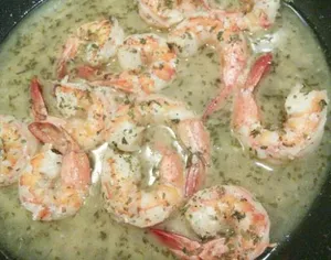 Shrimp in Ginger & Garlic Sauce