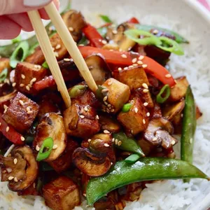 Stir Fried Tofu with Rice