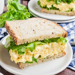 Egg And Salad Sandwich