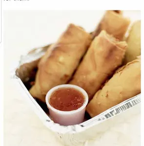 Cheese Burger Spring Rolls