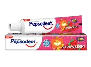 Pepsodent Strawberry Flavour Kids Toothpaste 45g