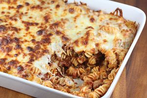 Family Size Meaty Marinara Pasta