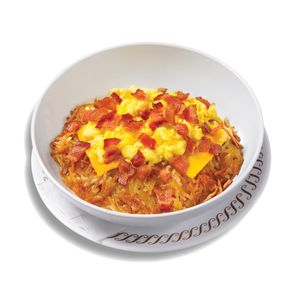 Bacon Egg & Cheese Hashbrown Bowl