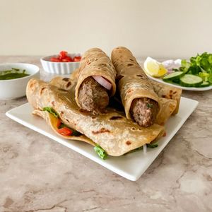 Veg Kabab Roll Double