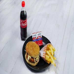 Big Super Veg Burger Combo