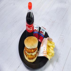 Big Double Tikki Burger Combo