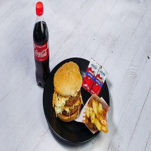 Big Chicken Double Tikki Burger Combo