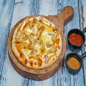 Chicken Mushroom Pizza [7 inches]