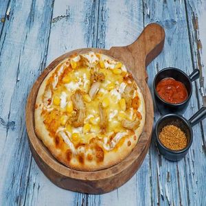 Chicken Sweet Corn Pizza [7 inches]