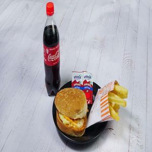 Egg Burger Combo
