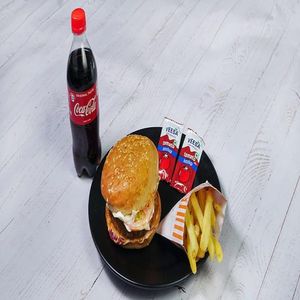 Big Chicken Grilled Burger Combo
