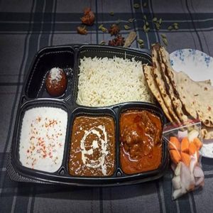 Mutton Rogan Josh and Dal Makhani Thali