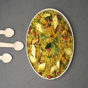 Exotic Veg Mushroom Paneer Poha