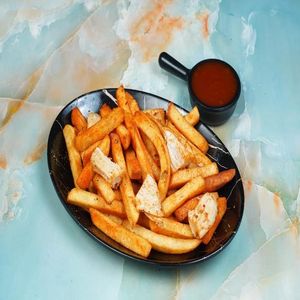 Fries With Mexican Chicken