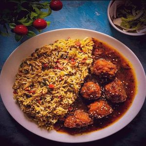 Veg Manchurian Fried Rice Box