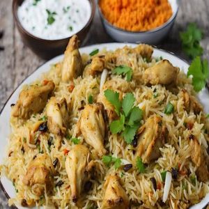 Chicken Pulao with Raita + Coke 250 ml Combo