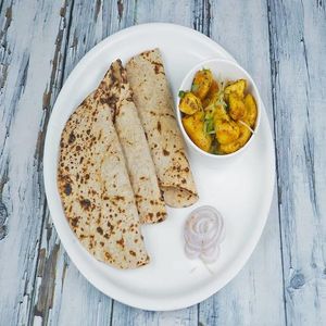Jeera Aloo with Chapati Combo