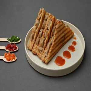 Chicken Seekh Kebab Sandwich