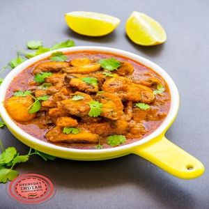 Mushroom Masala with 3 Tandoori Roti