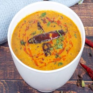 Dal Fry with 3 Tandoori Roti
