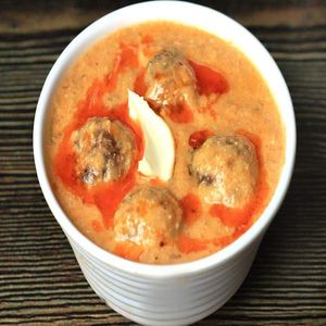Malai Kofta with 3 Tandoori Roti