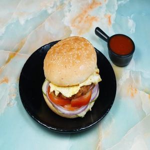 Egg Tikki Burger