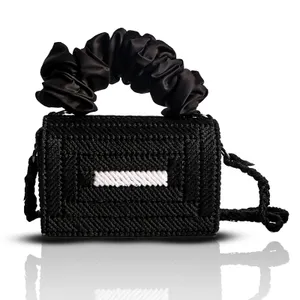 Handmade Woven Canvas Women’s Handbag