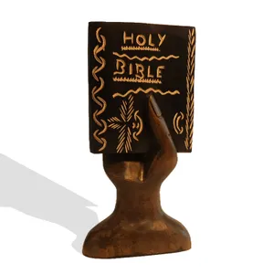 The crafted Book of Bible hand