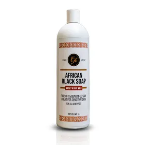 African black soap bath-Honey & Goat milk -1LTR