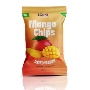 10pcs - Bonne Graine- Dried Mango Chips (100g)