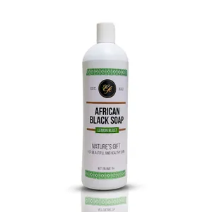 African black soap bath-lemon blast - 1ltr