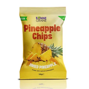 10pcs - Bonne Graine- Dried Pineapple Chips (100g)