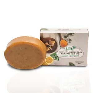 4pcs - Lemon-Turmeric-Aloe & Honey Face Bar