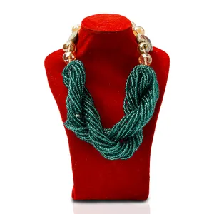 Glossy Beaded Necklace