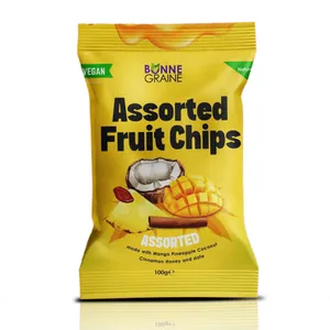 10pcs - Bonne Graine -Assorted Dried Fruit Chips (100g)