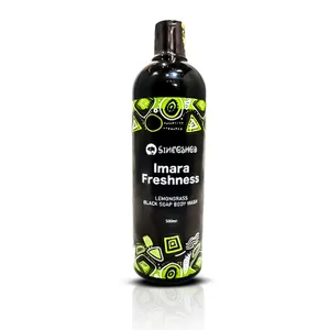 Imara Freshnes Lemongrass Black Soap Body Wash - 500ml