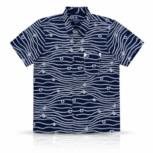 Men's Black and White African Print Short Sleeve Shirt – Premium Ankara Button-Up | WeShopAfrica