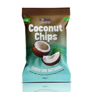 10pcs - Bonne Graine -Dried Coconut Chips (100g)