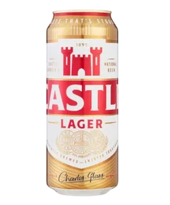 BEER LAGER CASTLE 500ML CAN