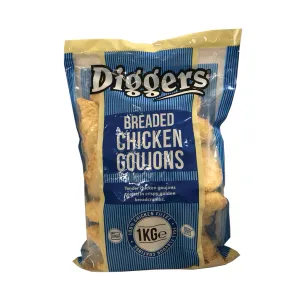 Diggers Breaded Chicken Goujons 1kg