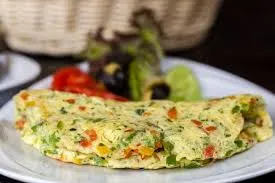 Veggie and Cheese Omelette