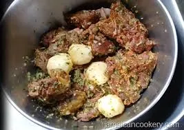 Marinated Goat Meat