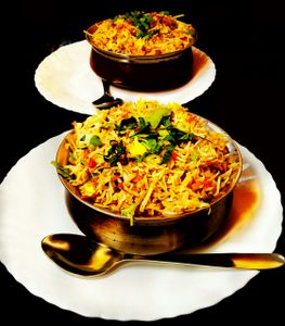 Maqluba (Rice & Lamb)