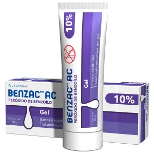 Benzac AC Peróxido de benzoilo 10G Gel Tubo 60G