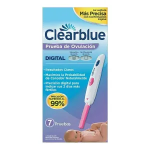 Clear Blue Digital Prueba De Embarazo 7 Piezas