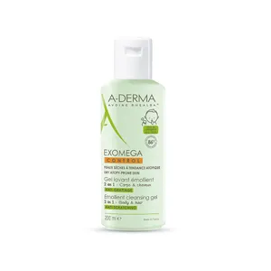 A-Derma Exomega Control Gel de Limpieza Bebés 200ML