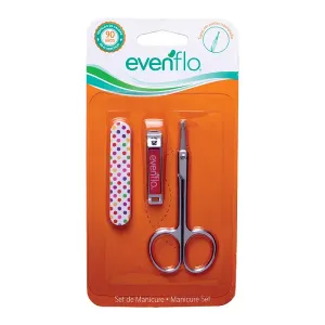 Evenflo Set de Manicure (Tijeras, Corta Uñas y Lima)